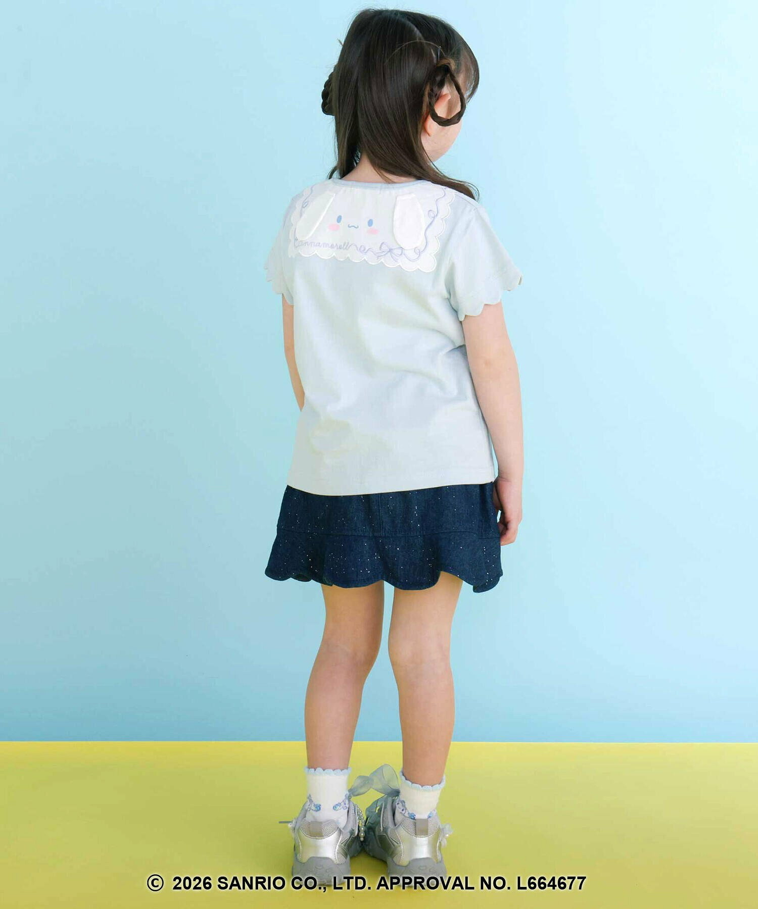 🇯🇵預訂 日本直送🇯🇵Slap Slip x Sanrio系列兩色人物印花立體耳朵刺繡水手領扇形袖上衣