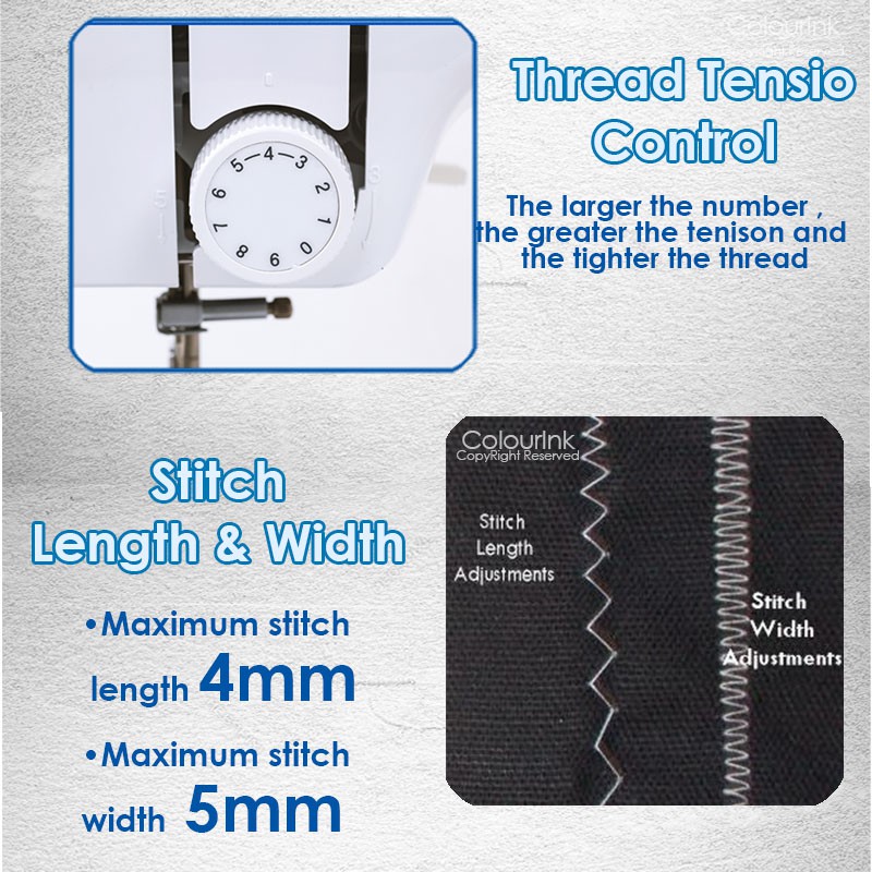Brother JA1450NT Home Sewing Machines 4-step buttonhole 14 built-in stitches Fast Winding System Twin needle sewing