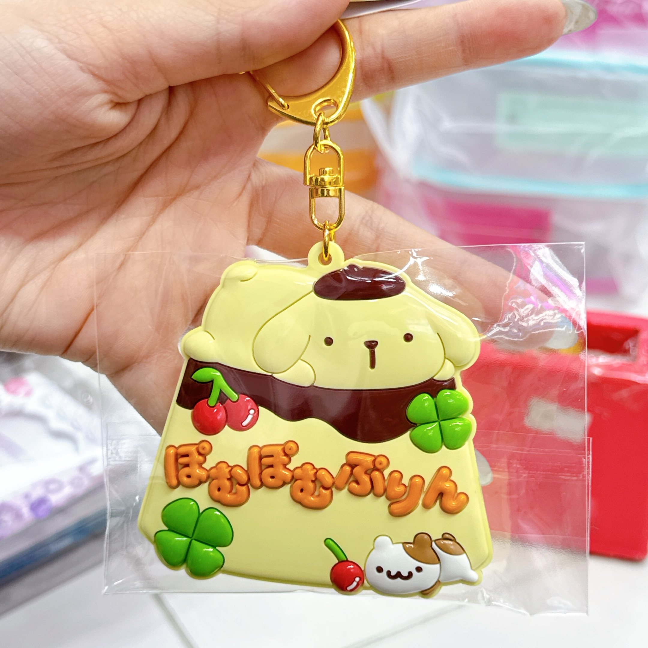 日本直送Sanrio 公仔鎖匙扣掛飾連鏡