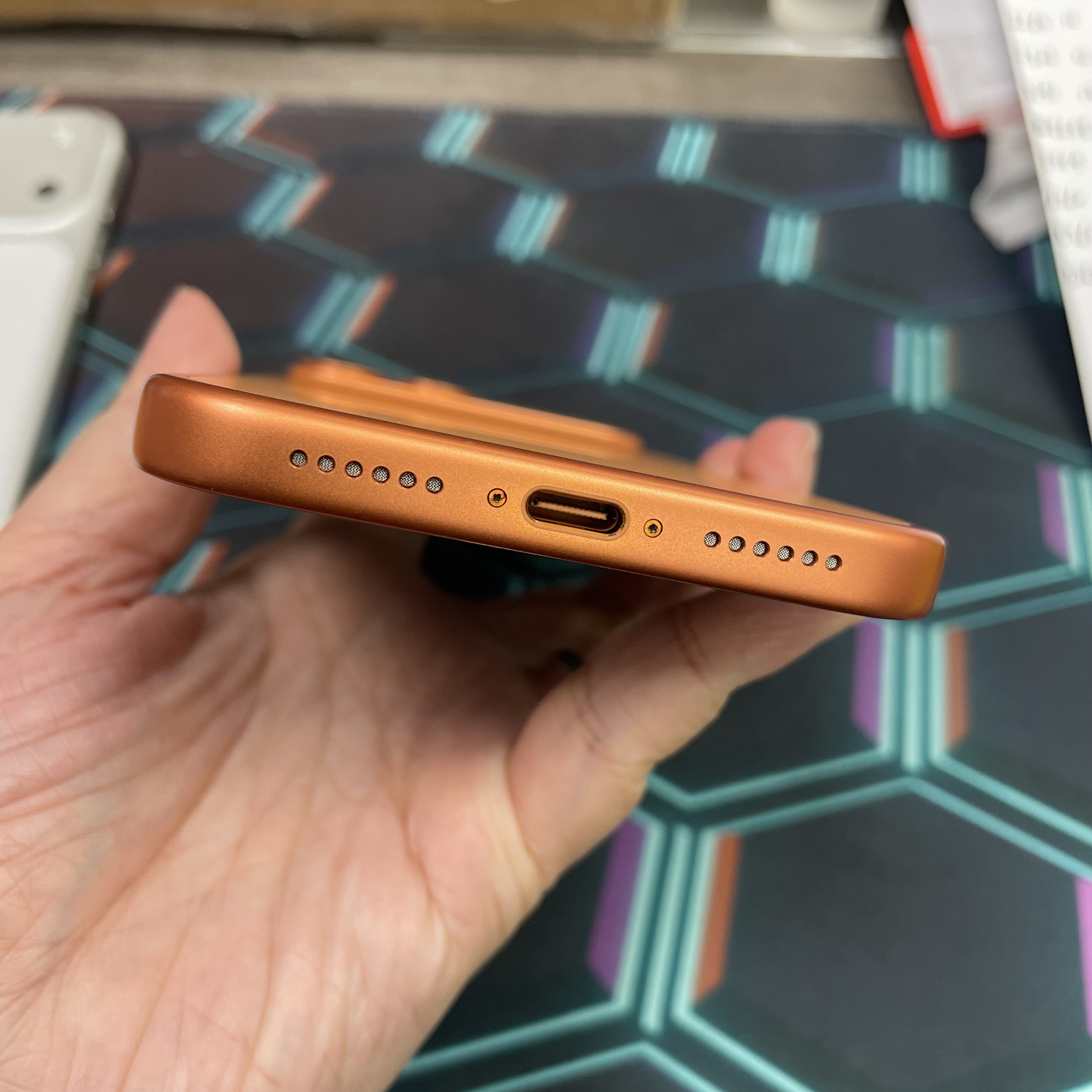 *8359 17 pro max 完美機 256GB 電100 橙色 orange
