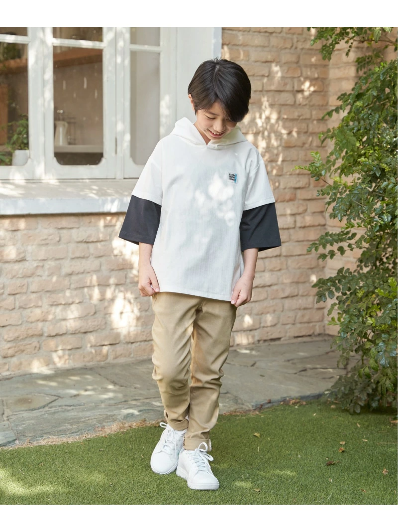 🆕【⭐訂購⭐】  日本直送🌀接觸涼感 疊層六分袖 連帽衫［2款選］🌀[ELDA-0017][260503]