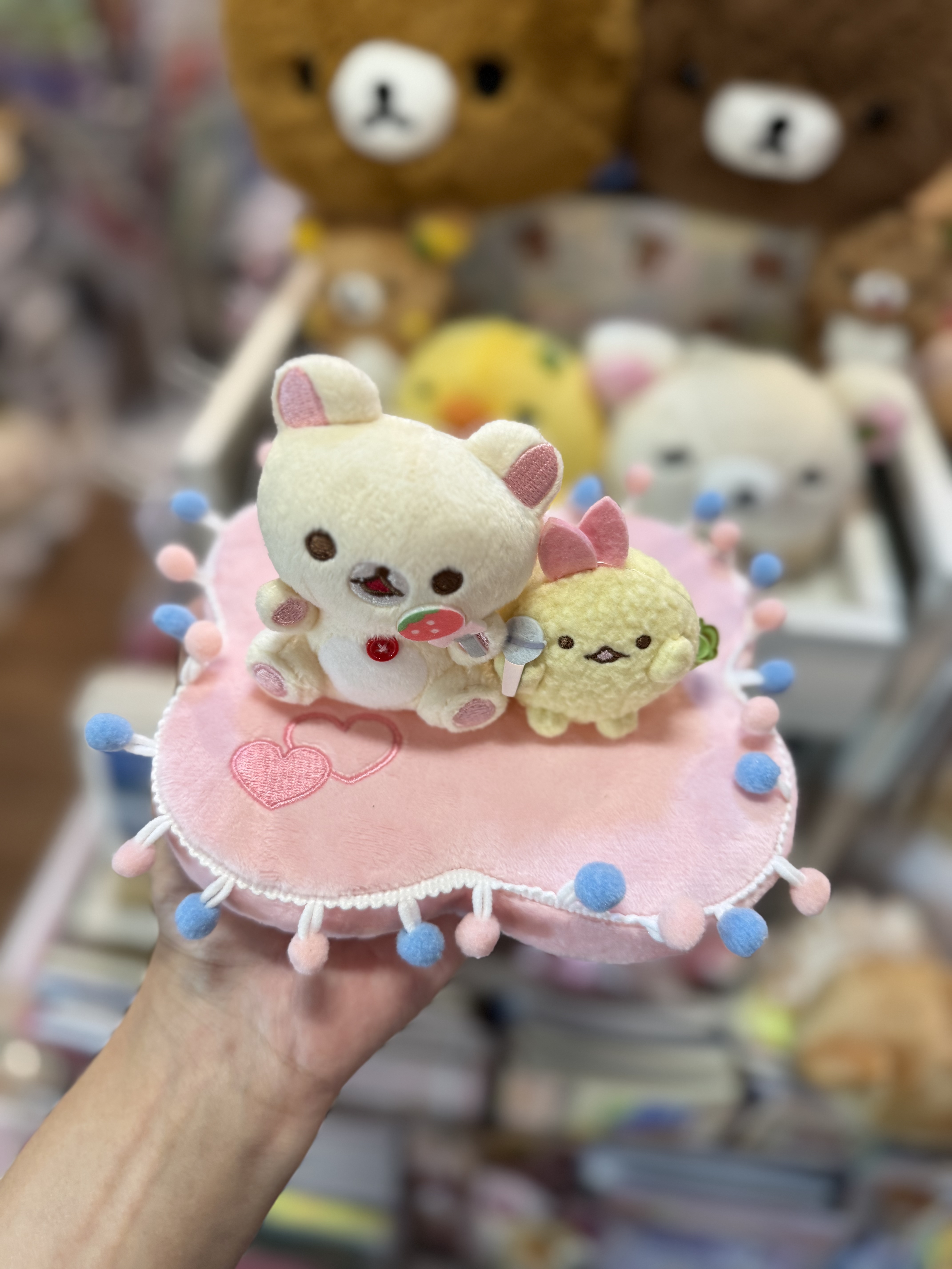 《現貨》全新San-x全員共演系列 小白熊+炸蝦+舞台座套裝公仔