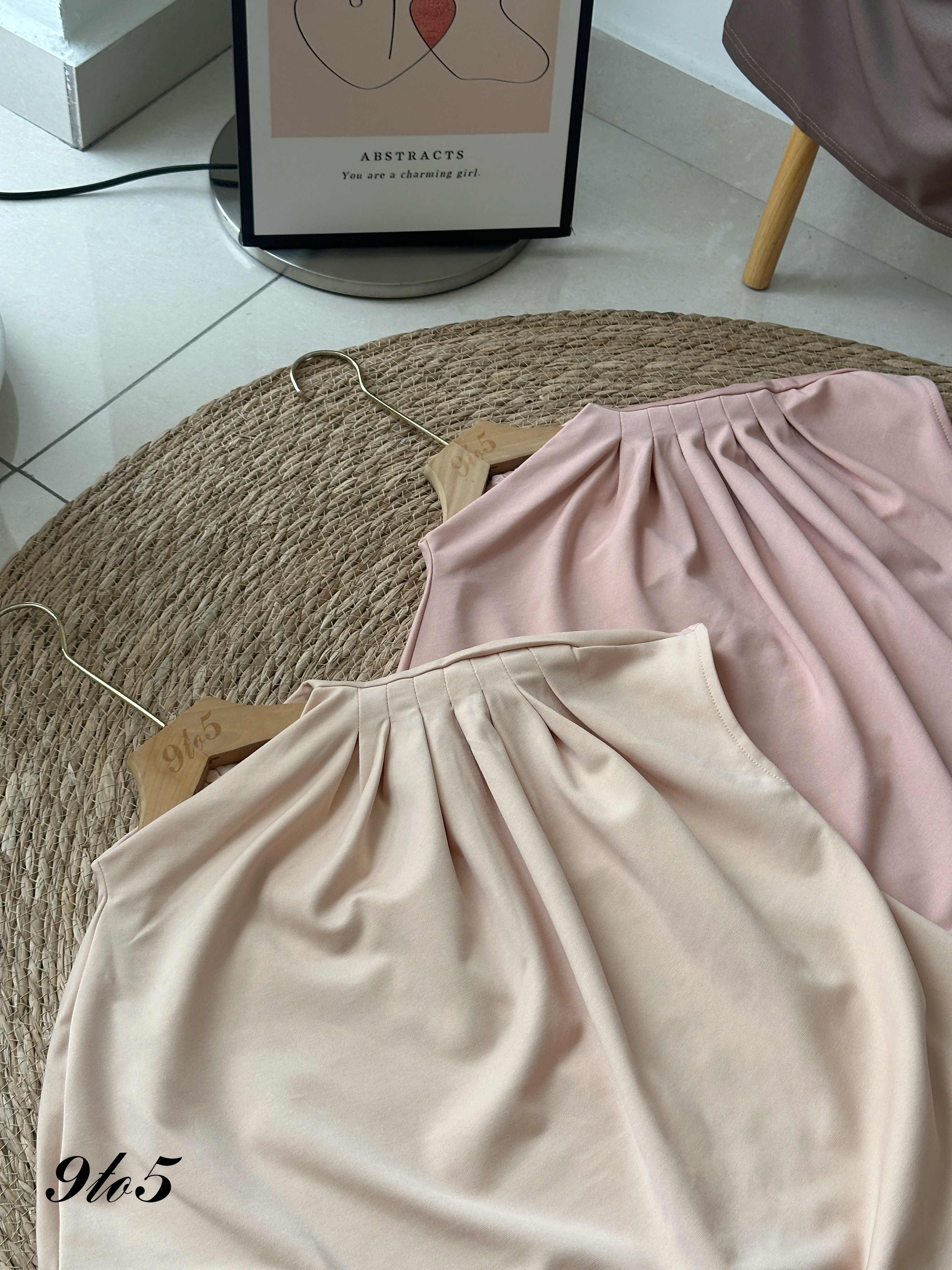 T4159 Mock Neck Ruched Top - 4 Colors 