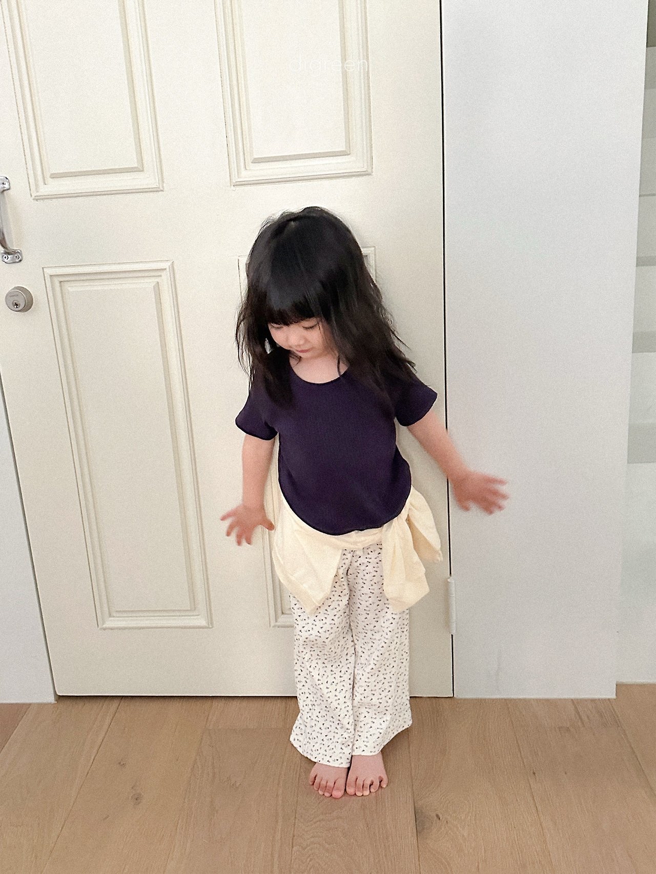 Digreen | soft pants (White melange XL115-120)