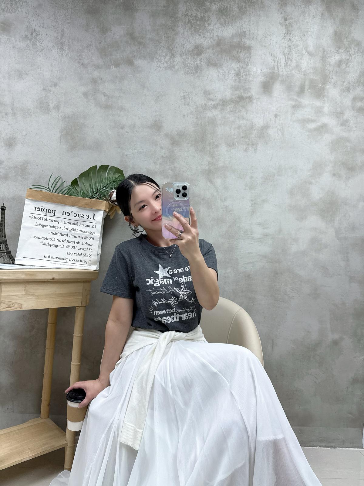 A15 復古鍋釘print Tee