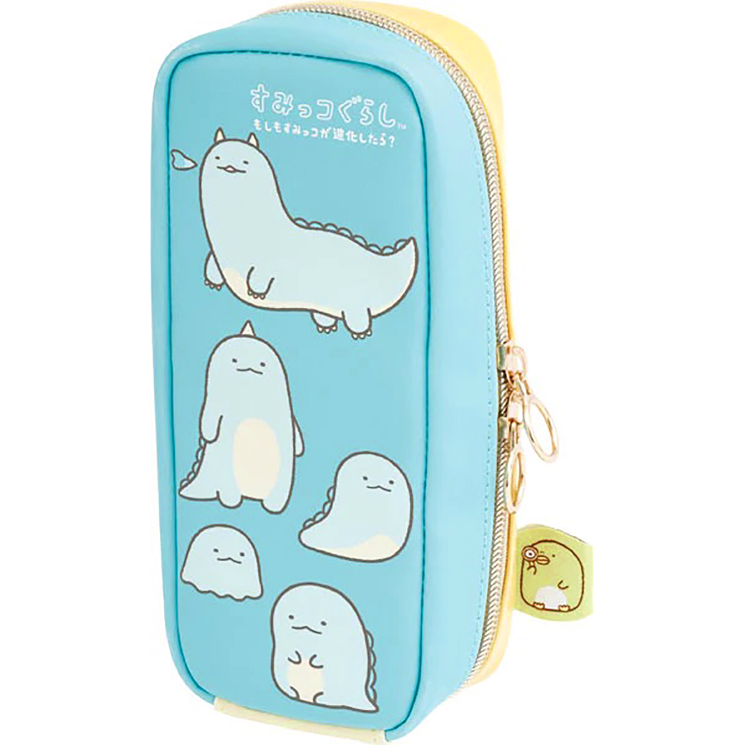 角落生物 - 進化系列筆袋 (黃藍色炸蝦恐龍款)