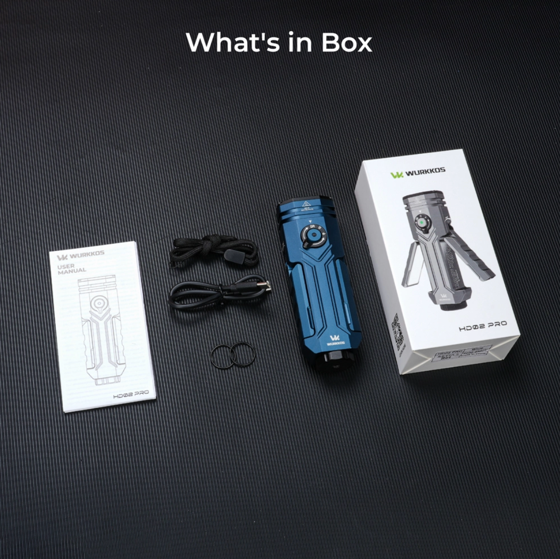 WURKKOS HD02 PRO 5-in-1 Tool Light