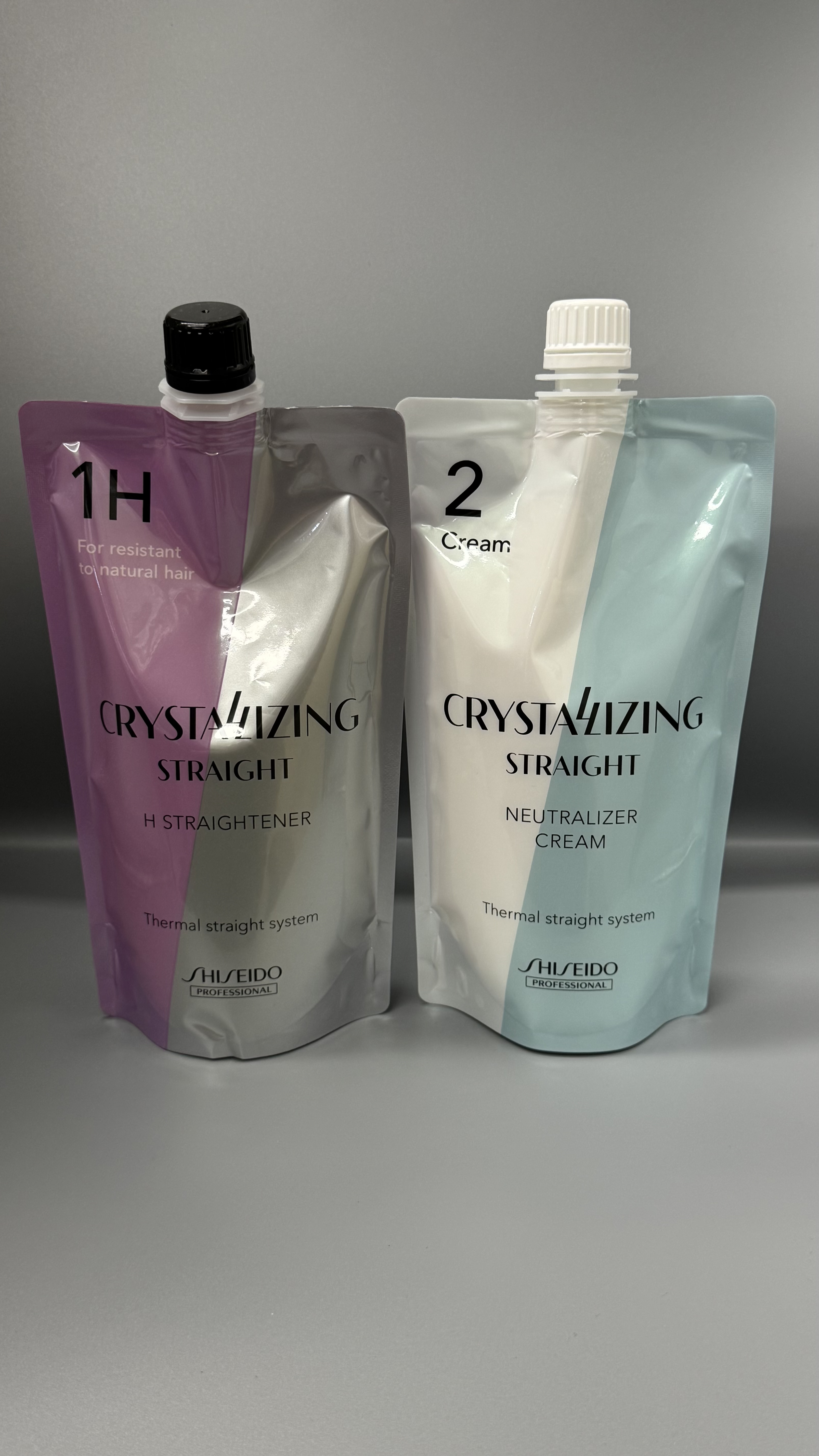 Shiseido 資生堂 Crystallizing Straight 1H(加強) 400g + 中和乳霜 400g