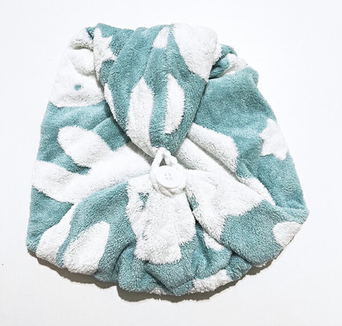 MIFFY 速乾 毛巾 帽 藍色