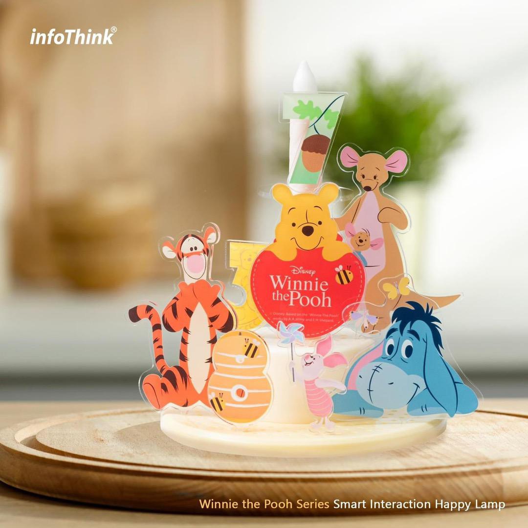 infoThink 智慧擬真電子蠟燭燈 🩷Winnie the Pooh/ 💛冰雪/ 🩵史迪奇/ 💚Toys Story