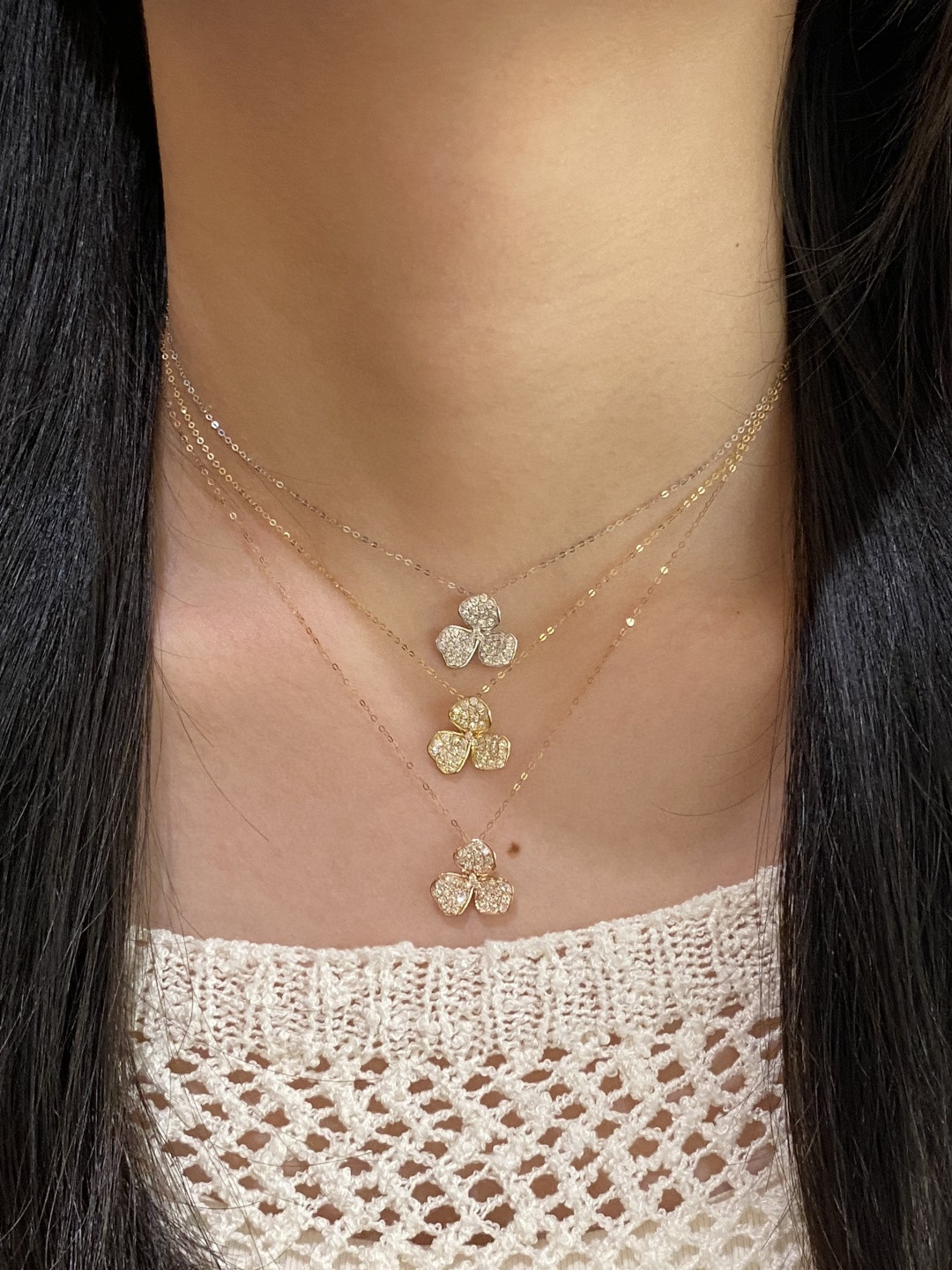 18K Diamond Necklace 