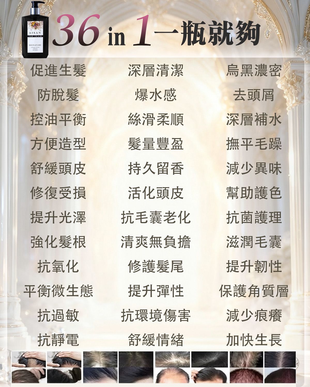Aisan Top Team 魚子醬女神髮汁 / 髮膜系列