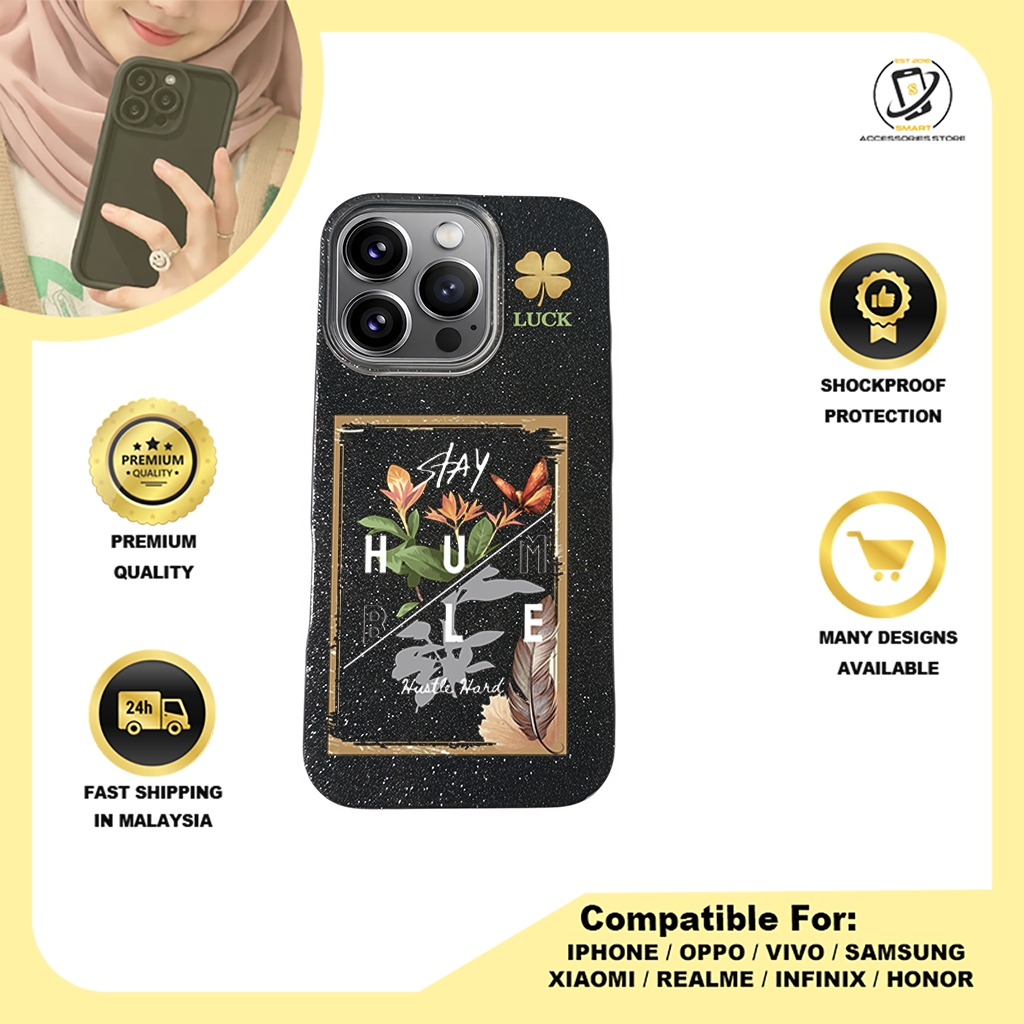 BLING CASE PHONE FOR IPHONE - DESIGN FLOWER A4