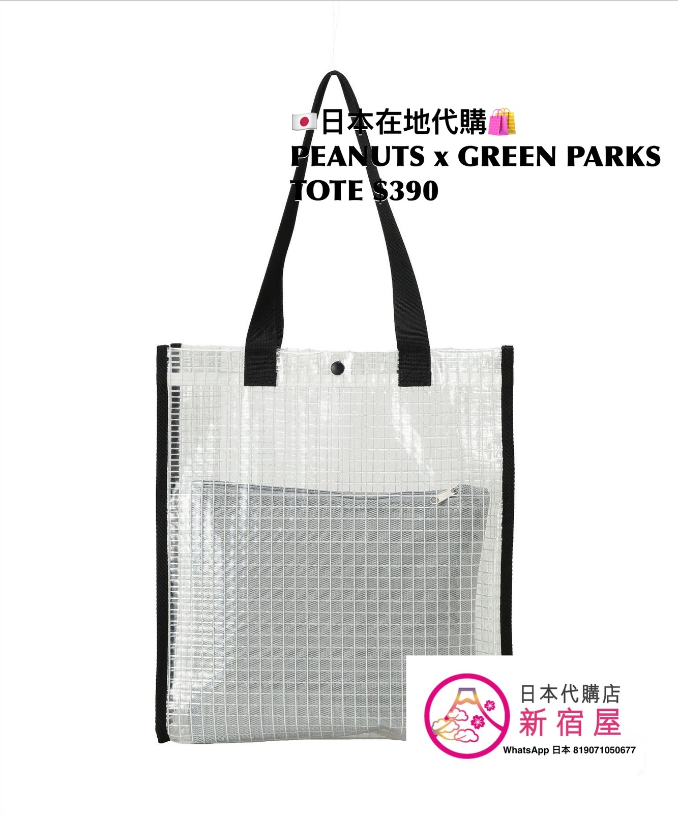 PEANUTS x GREEN PARKS TOTE