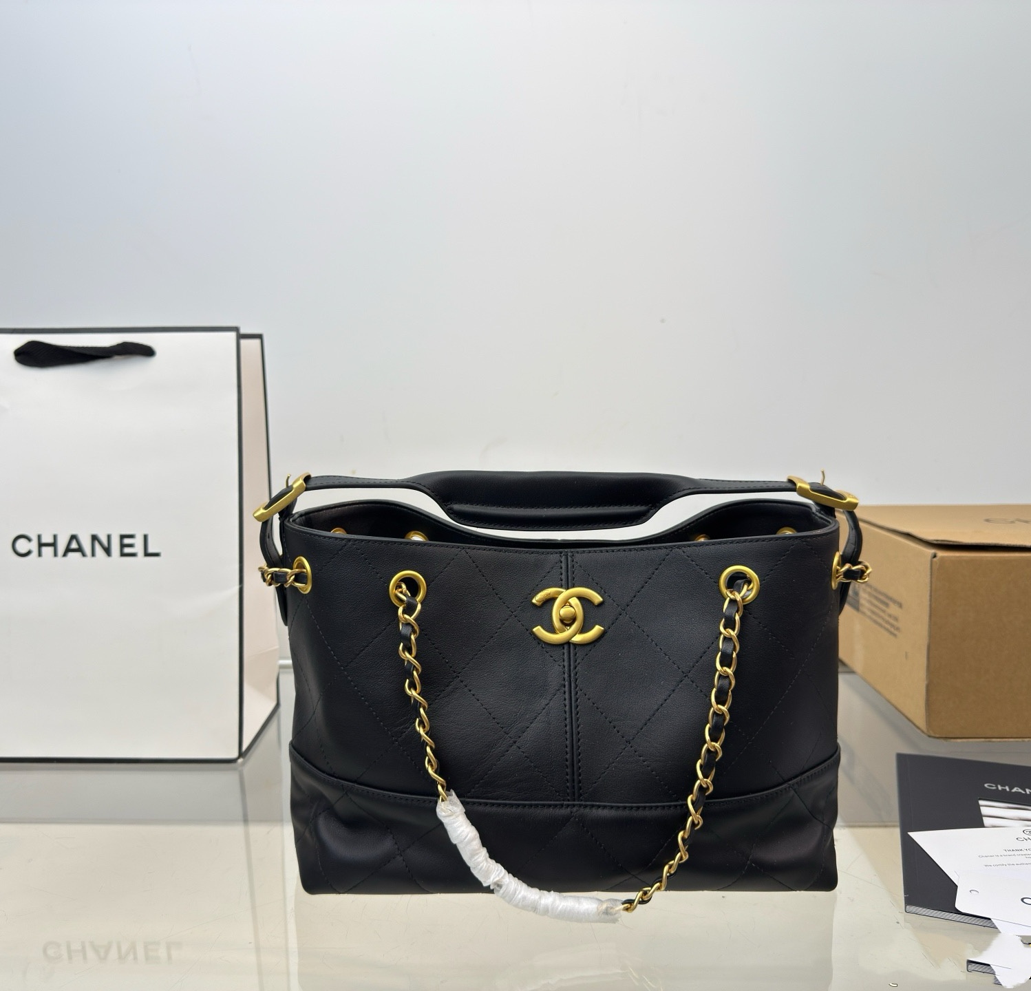 CHANEL 25A 橫版Hobo手袋