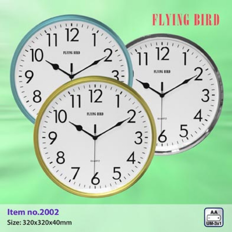 飛鳥圓形掛鐘12.5吋2002