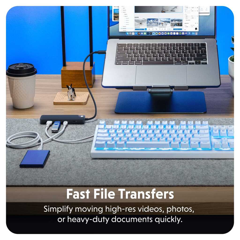 HyperDrive Flex 四合一 USB-C 集線器 HD5200BKGL