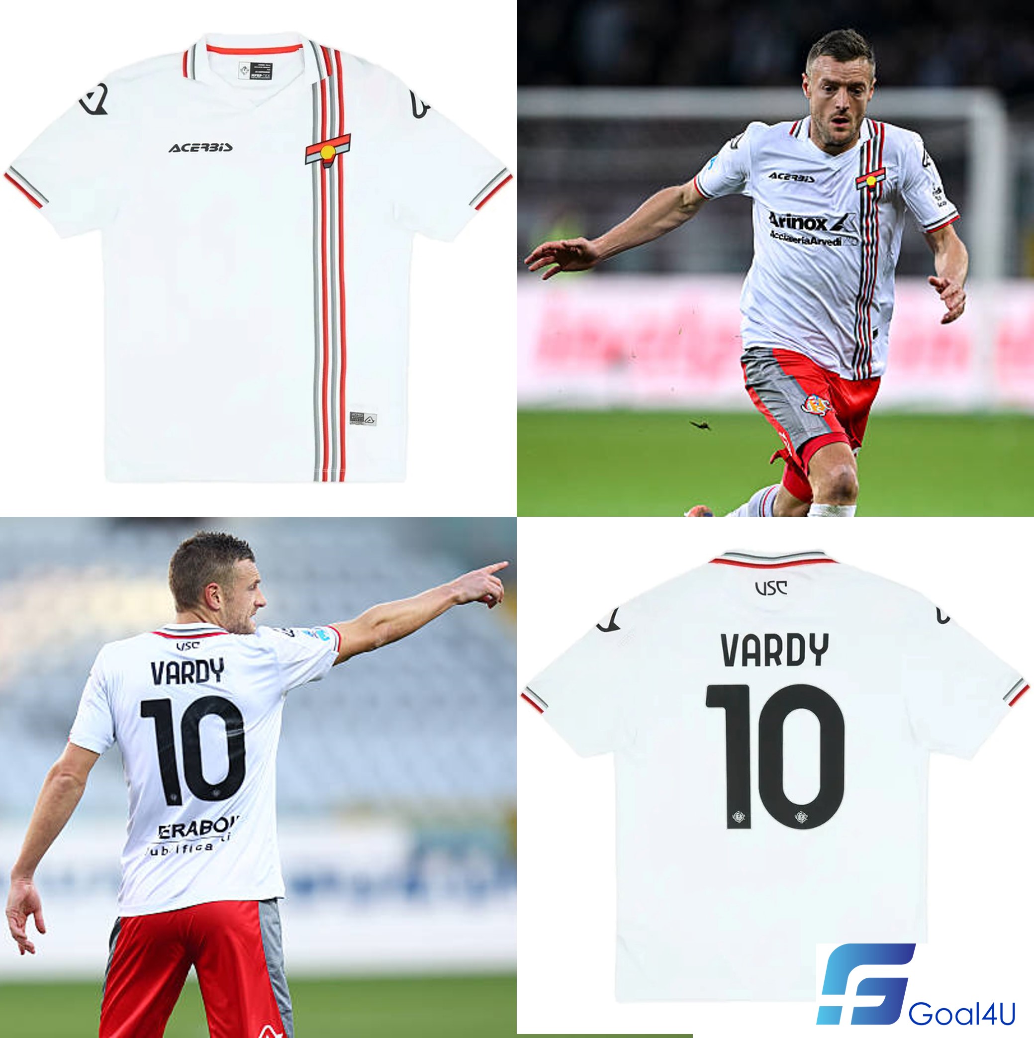 US Cremonese 克雷莫納 2025-26 作客球衣 (可加印字)