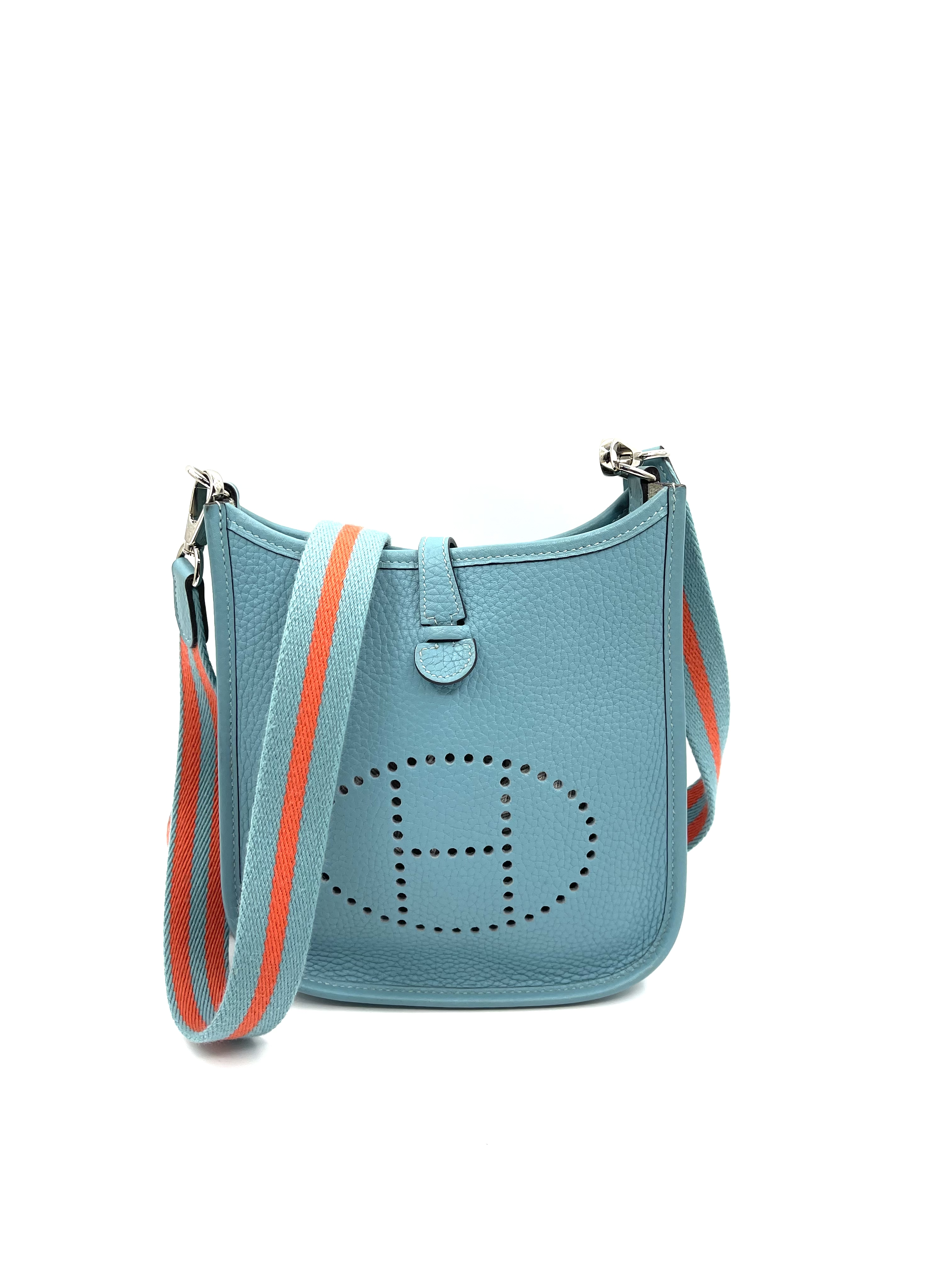 Pre-owned Hermes Evelyne bag blue/ Product code: 2483105