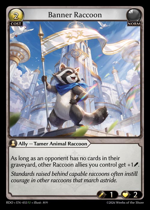 Banner Raccoon / RDO-053 (U)