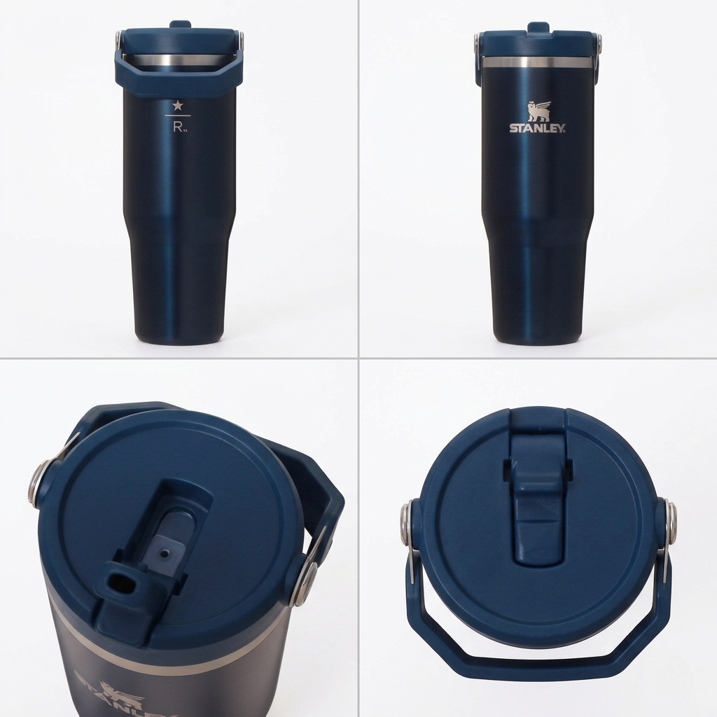 《日本🇯🇵STARBUCKS RESERVE® ROASTERY》STANLEY Iceflow Flip 吸管不銹鋼保溫瓶 887ml    