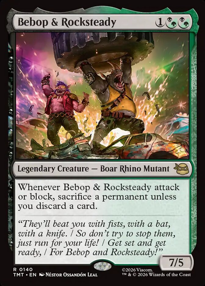 Bebop & Rocksteady [TMT-140] [EN]