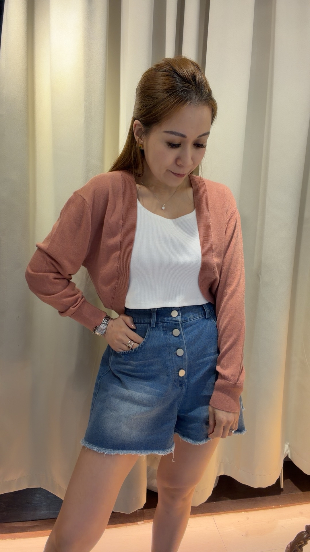 ‼️Sale‼️粉色針織外套