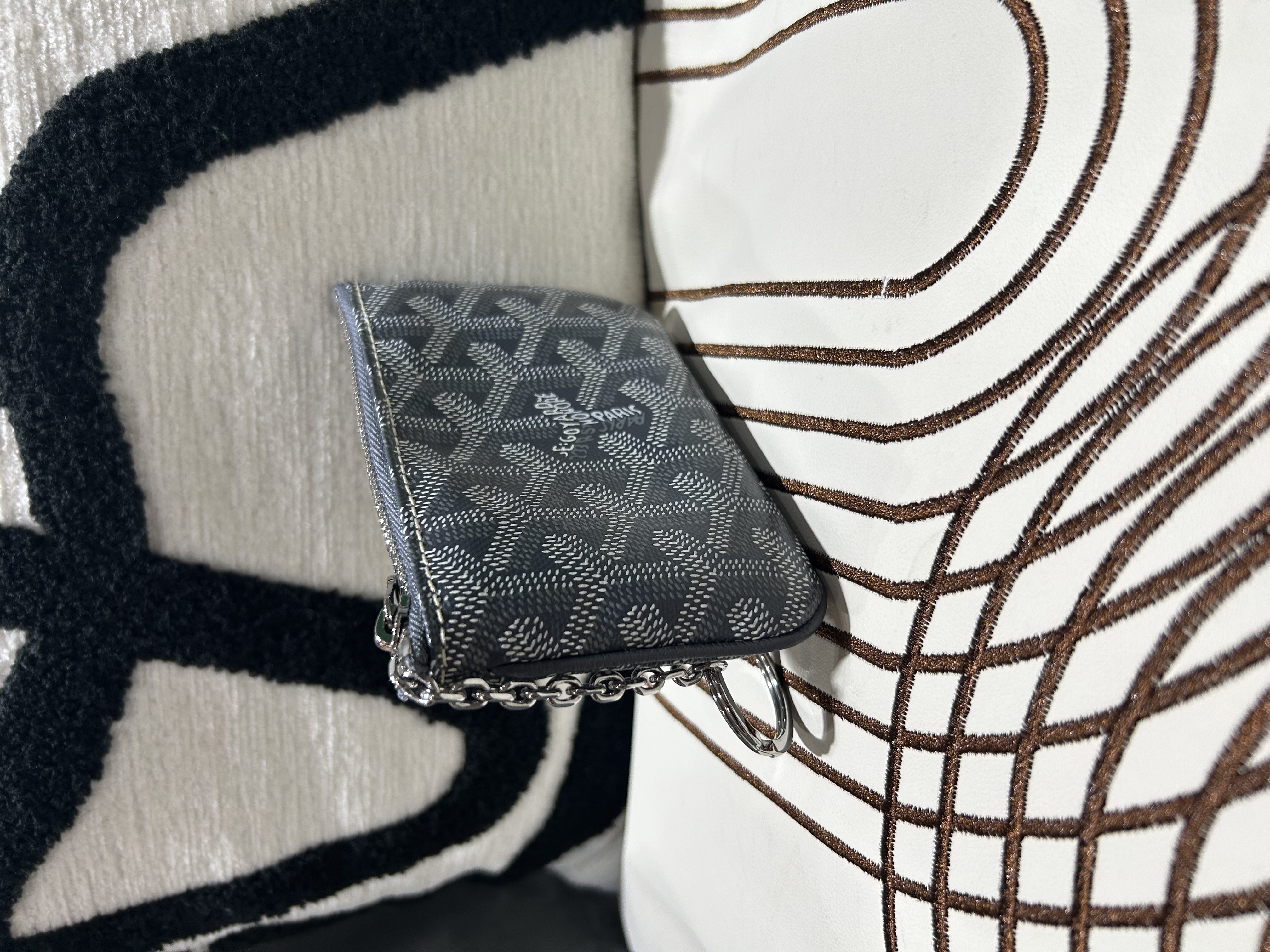 Goyard zip pouch coin purse wallet  100%Authentic ,99%new unused  ✅收據✅盒
