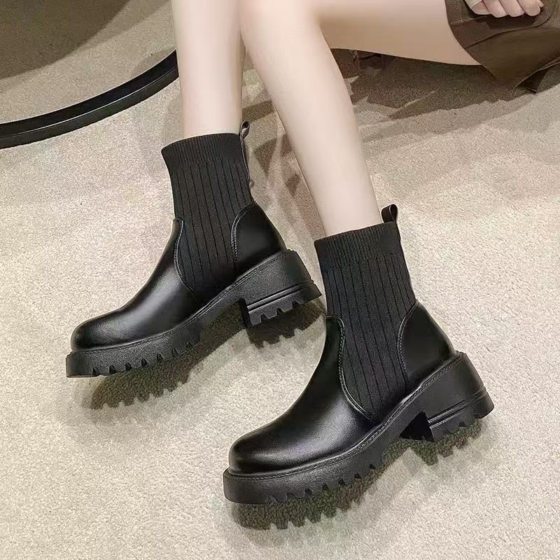 TA19 厚底增高马丁靴