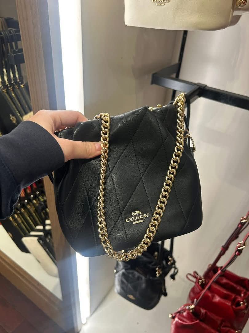 香港現貨-CoachFaye Mini Drawstring Bag