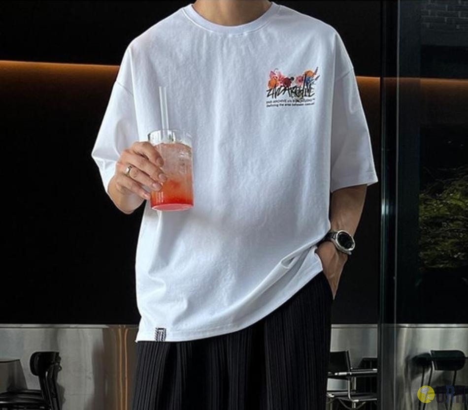 【100%保證韓國直送】韓系 2ND ARCHIVE 繁花轉印藝術寬鬆短袖 Tee 👕 [4 color] RG114958