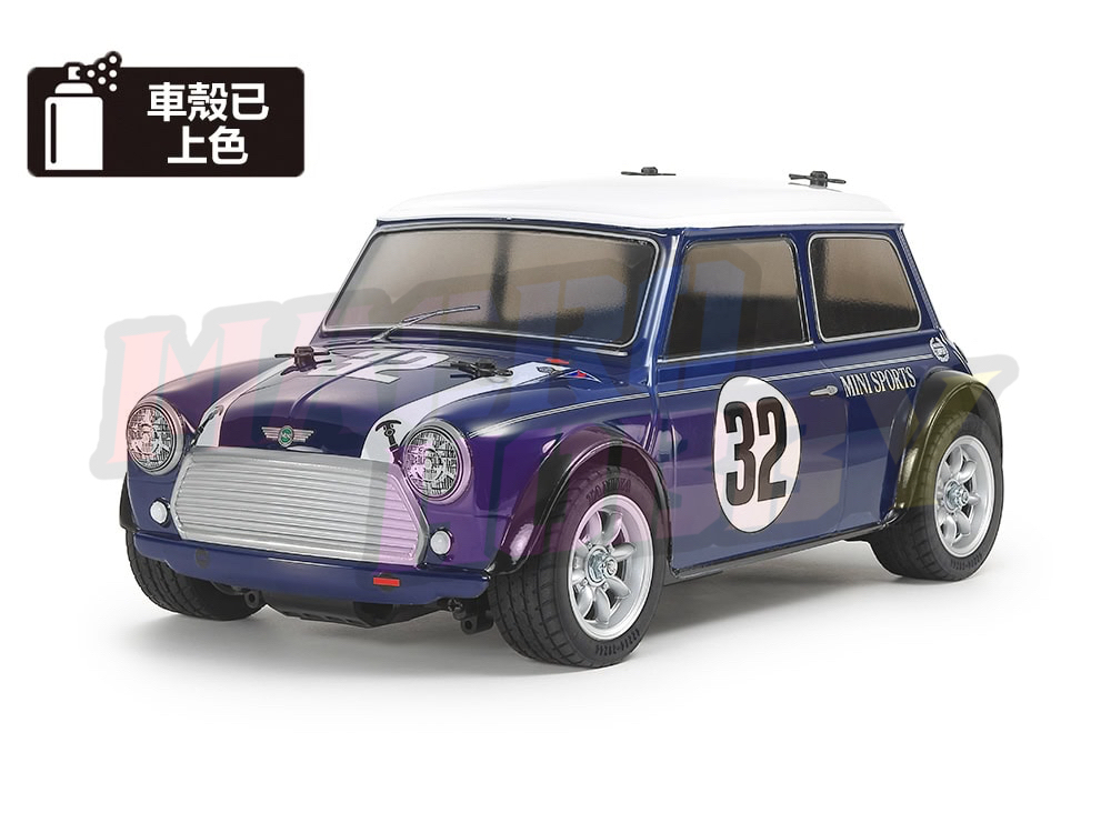 Tamiya 47515 1/10 RC Mini Cooper Racing (Blue Painted Body) (MB-01 Chassis) #0111193