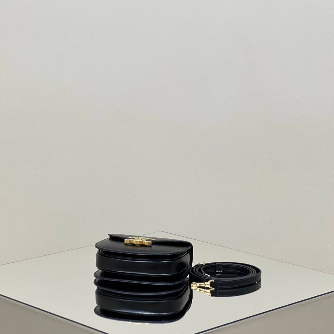 🔥大货实拍图 𝗖𝗘𝗟𝗜𝗡𝗘 ♥ 𝗕𝗘𝗦𝗔𝗖𝗘 𝗧𝗥𝗜𝗢𝗠𝗣𝗛𝗘手提马鞍 型号：10L063 尺寸：15.5*11.5*5cm