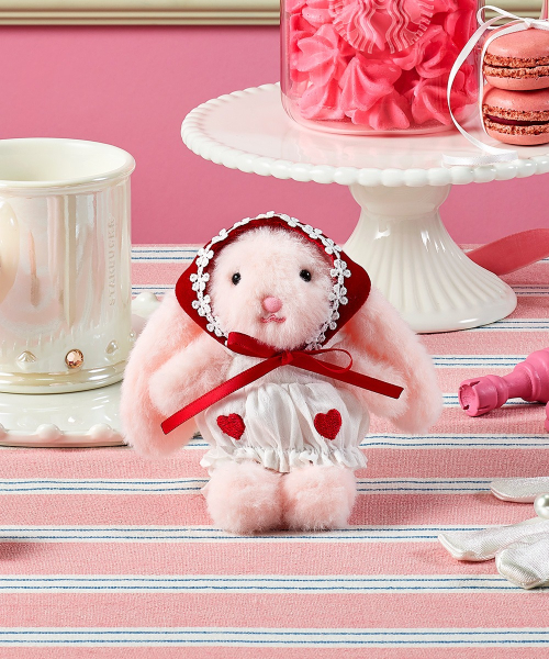 韓國 STARBUCKS Love Bunny Scrunchie 鑰匙圈
