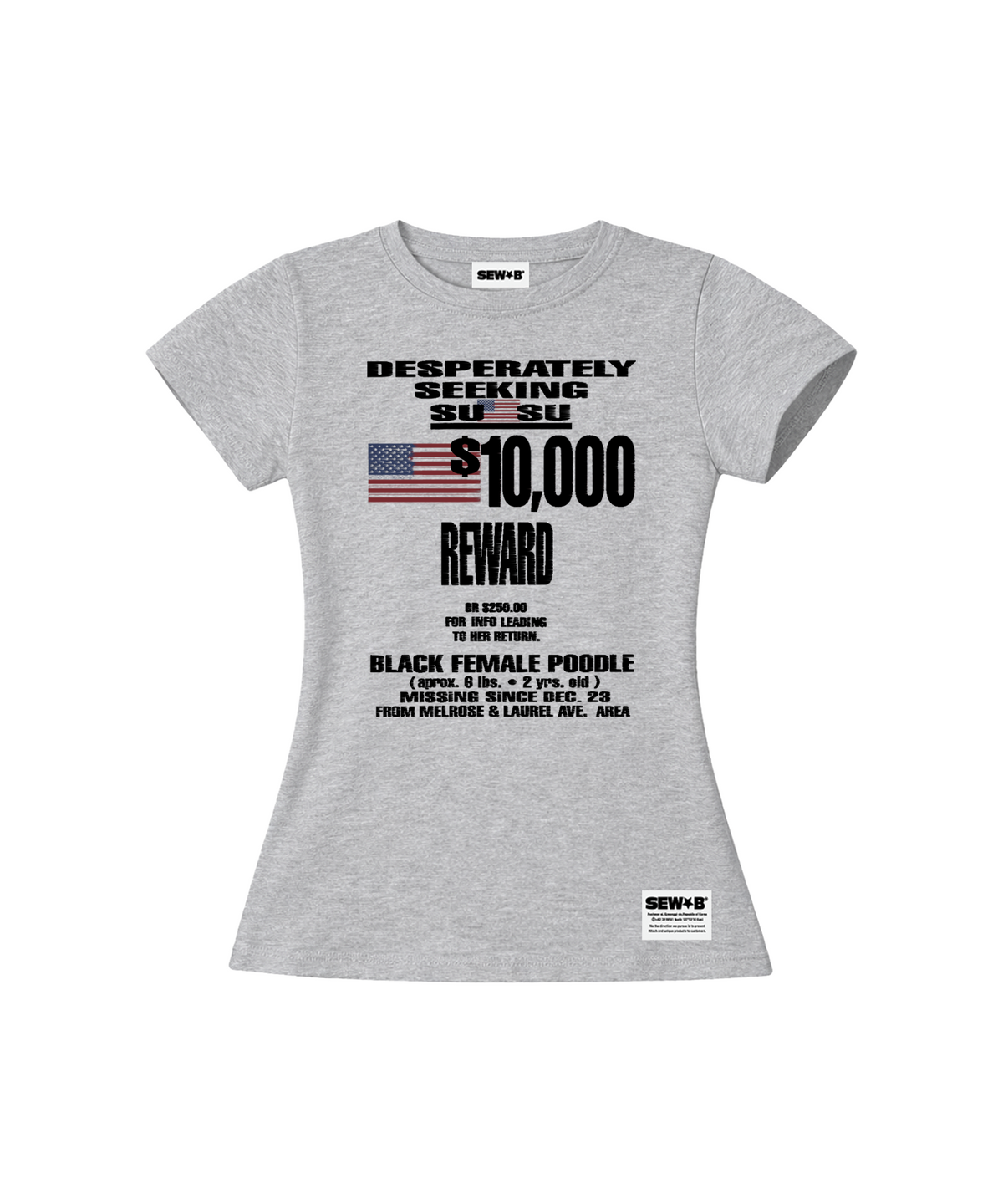 🇰🇷訂購｜SEW-B 26SS｜uu semi-cropped short-sleeve tee 2色 