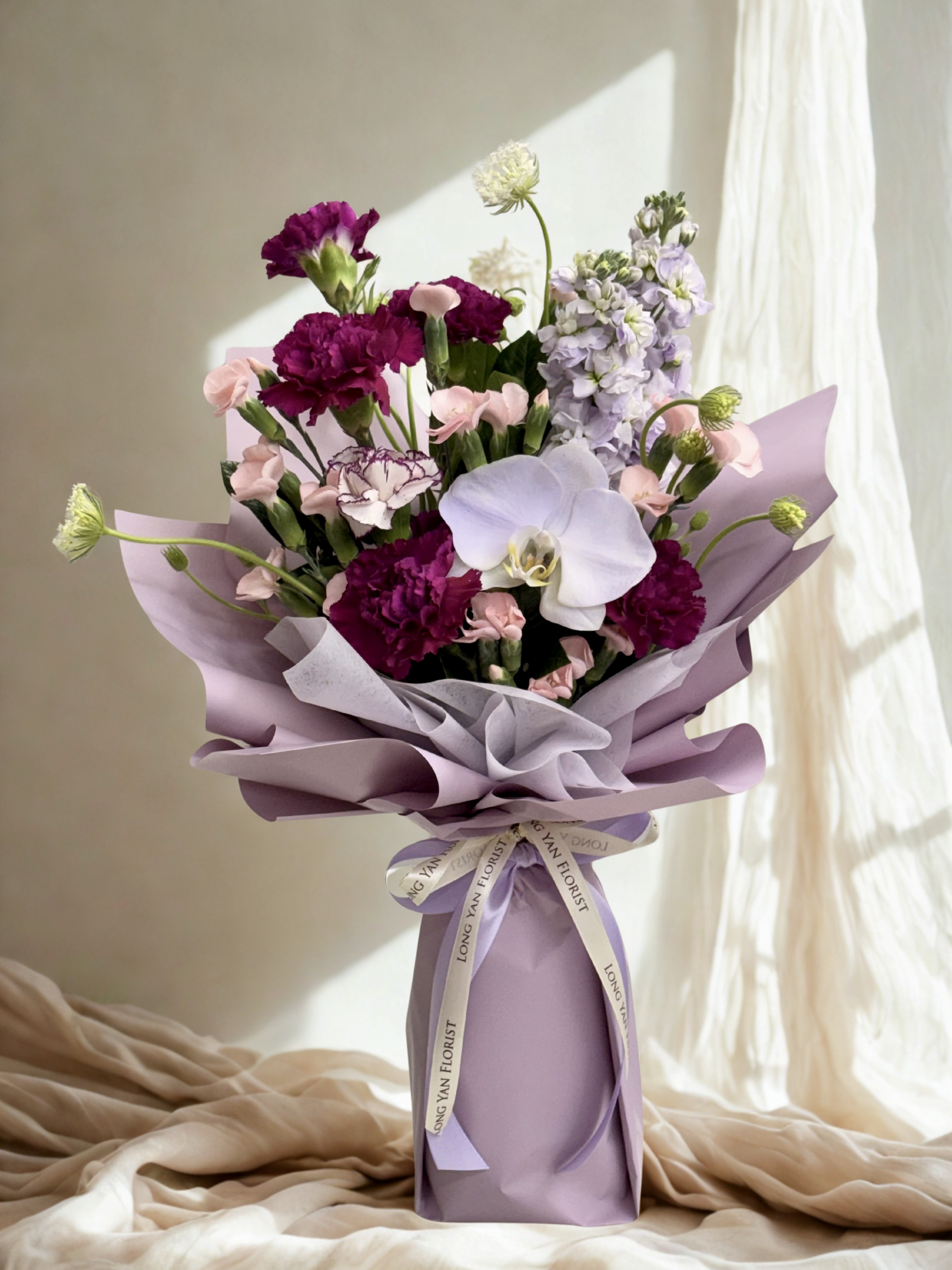 康乃馨蝴蝶結（此款只限自取）