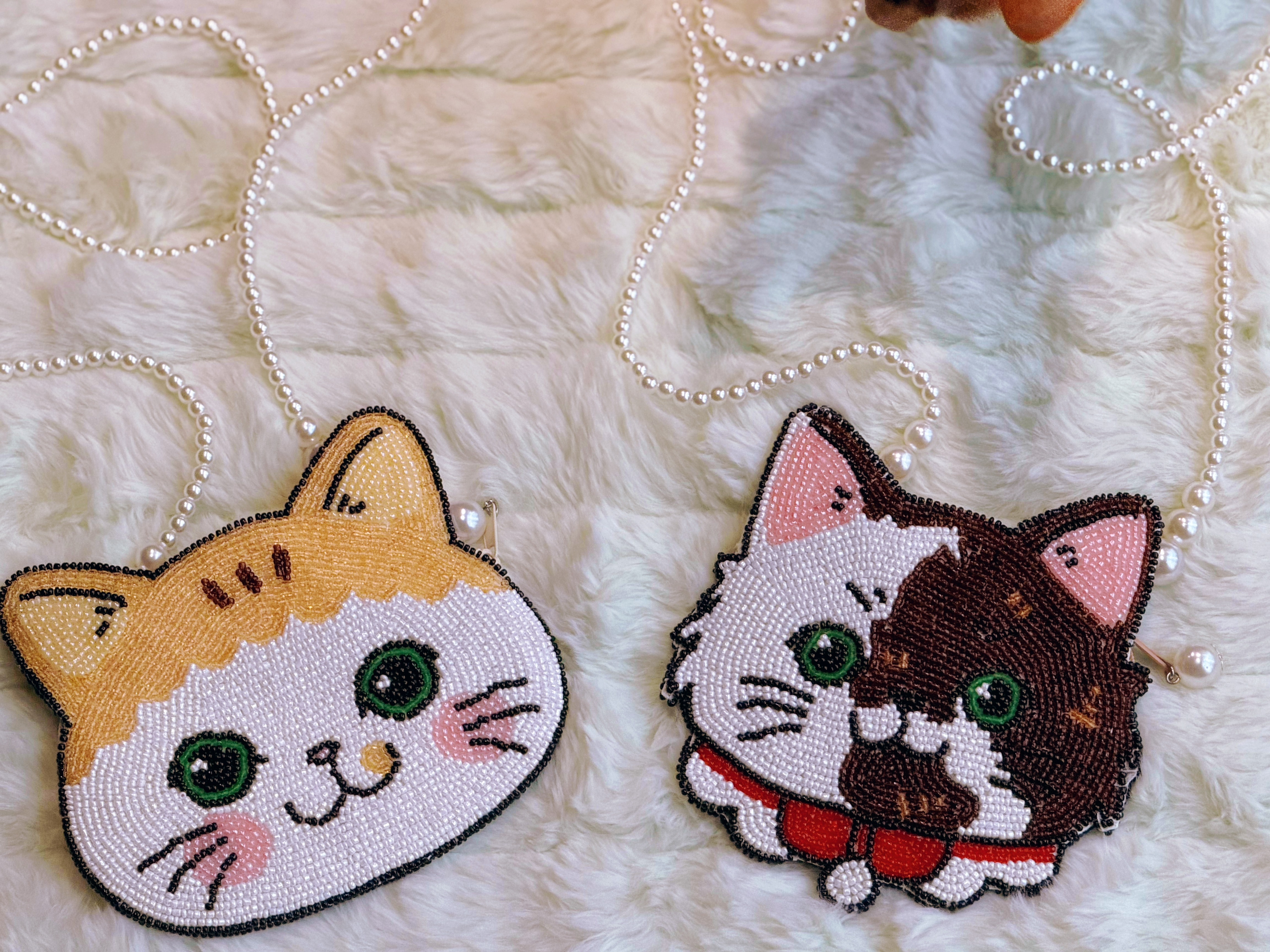 人手刺繡珠珠袋（自家品牌設計）