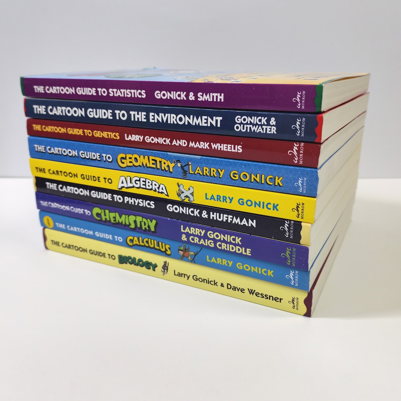 The Cartoon Guide Series 9 books   | Paperback | 爆笑科學漫畫系列 |英文原版英語科普讀物9冊  | B136  