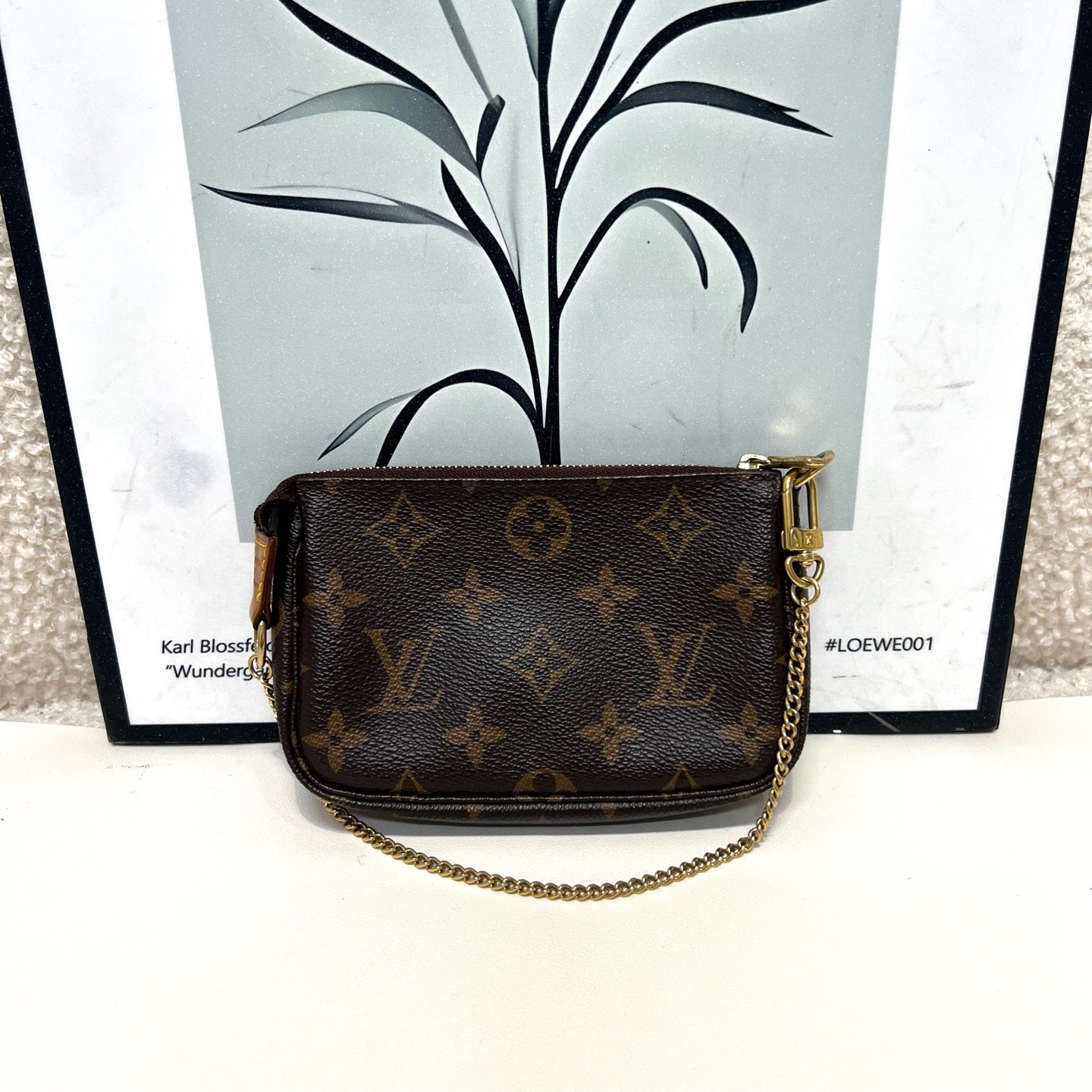 【預訂貨品】LV中古老花麻將包