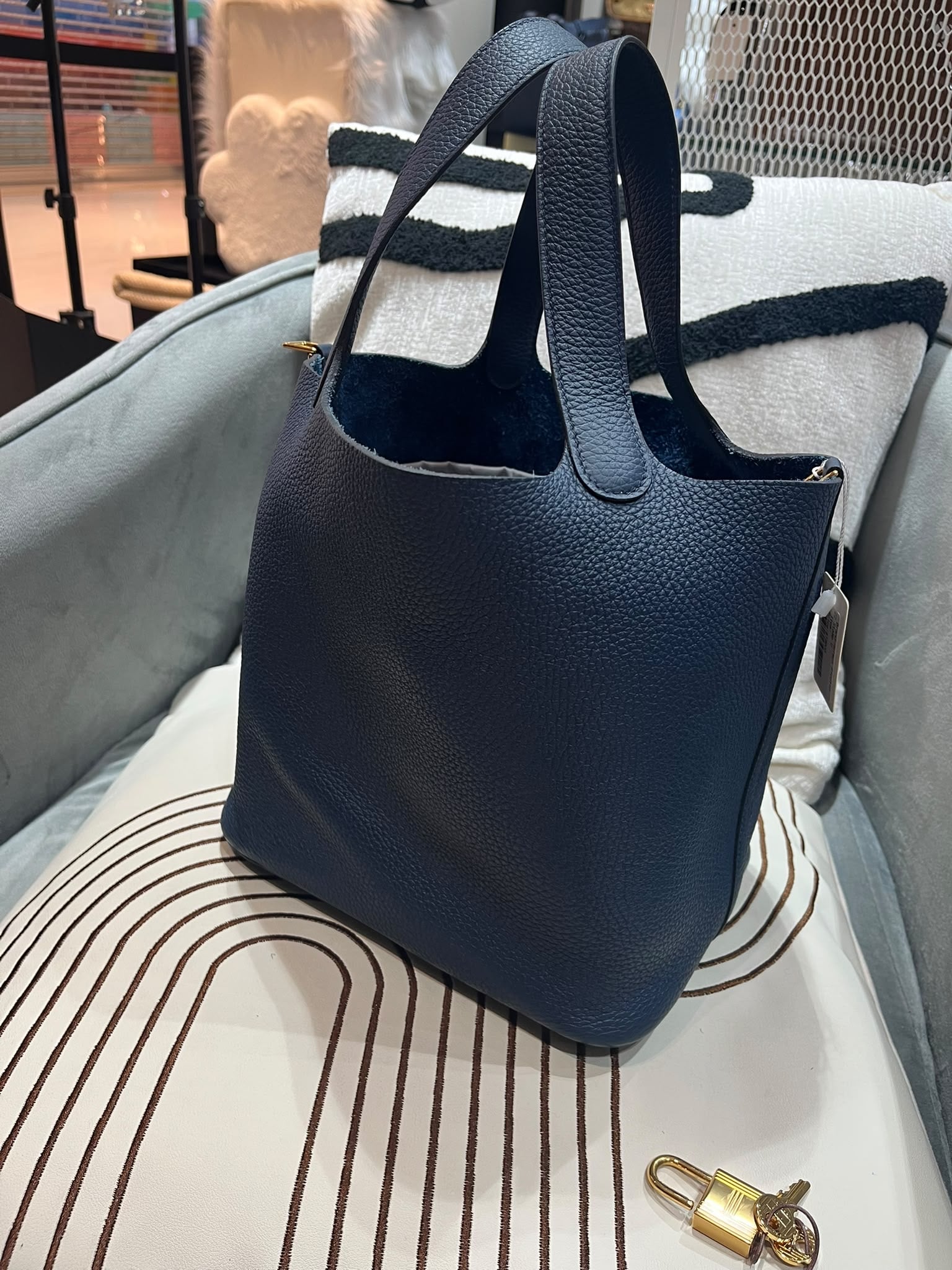 Hermes Picotin 22 Stamp U 100%Authentic, 95%New ✅Key Lock ✅Dust bag