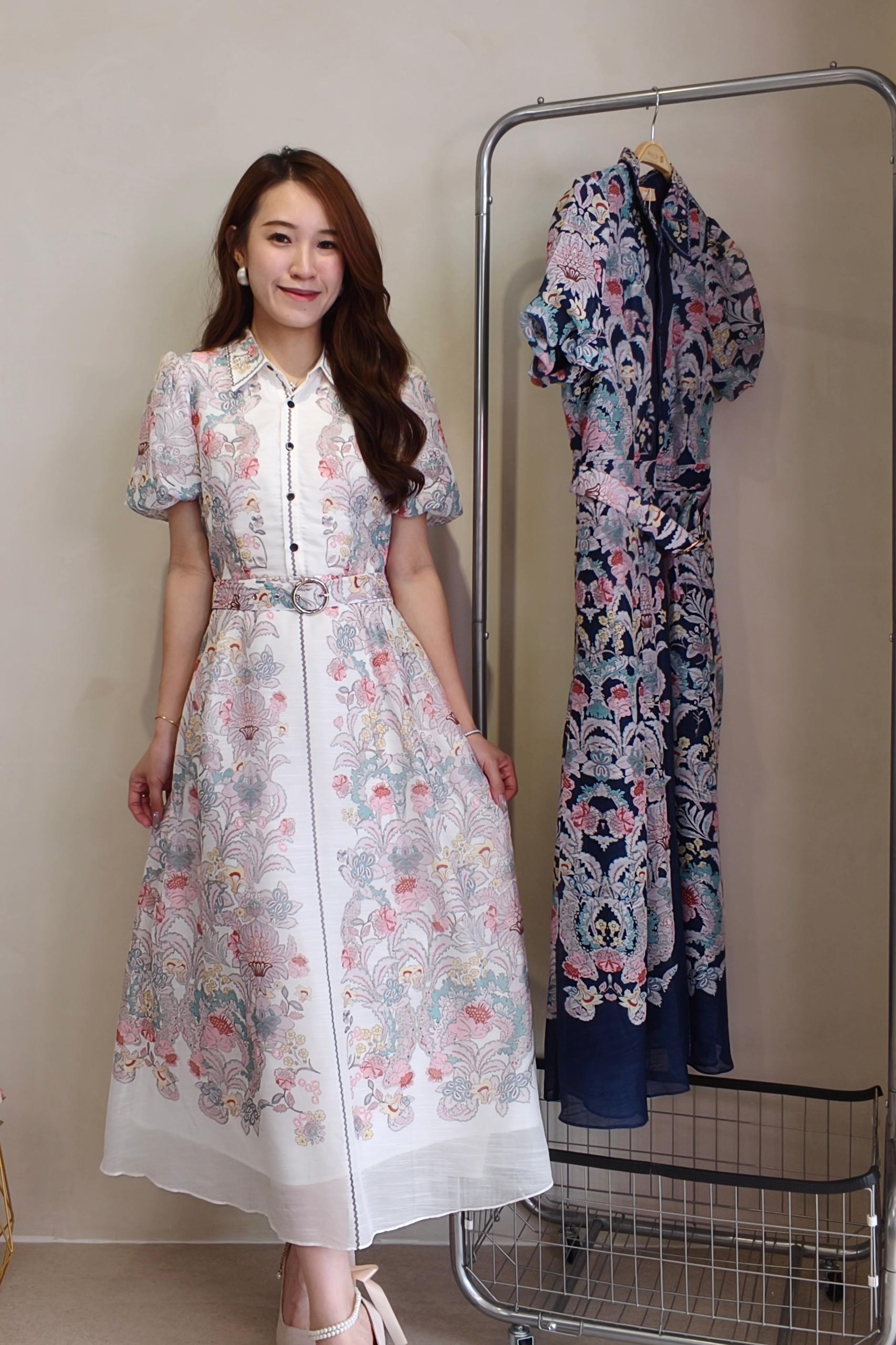 32911 Floréa Vintage Bloom Maxi Dress