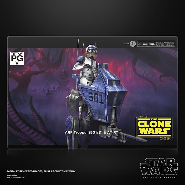 Hasbro Star Wars The Black Series ARF Trooper (501st) & AT-RT 2-Pack SDCC 2026 Exclusive