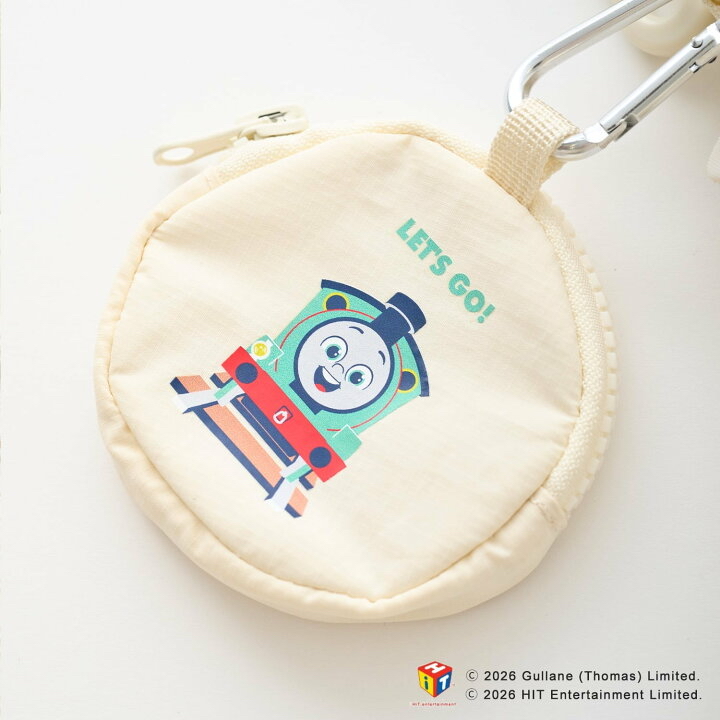 🇯🇵預訂 日本直送🇯🇵Petit Main x Thomas湯瑪士小火車系列兩色標誌刺繡單肩包