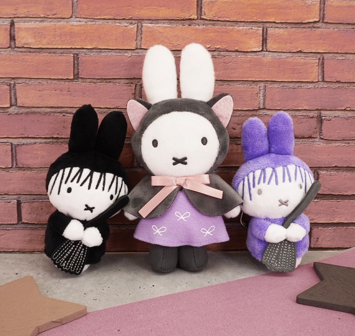 新貨到店 [日本直送] Miffy Style限定 萬聖節 掛件公仔