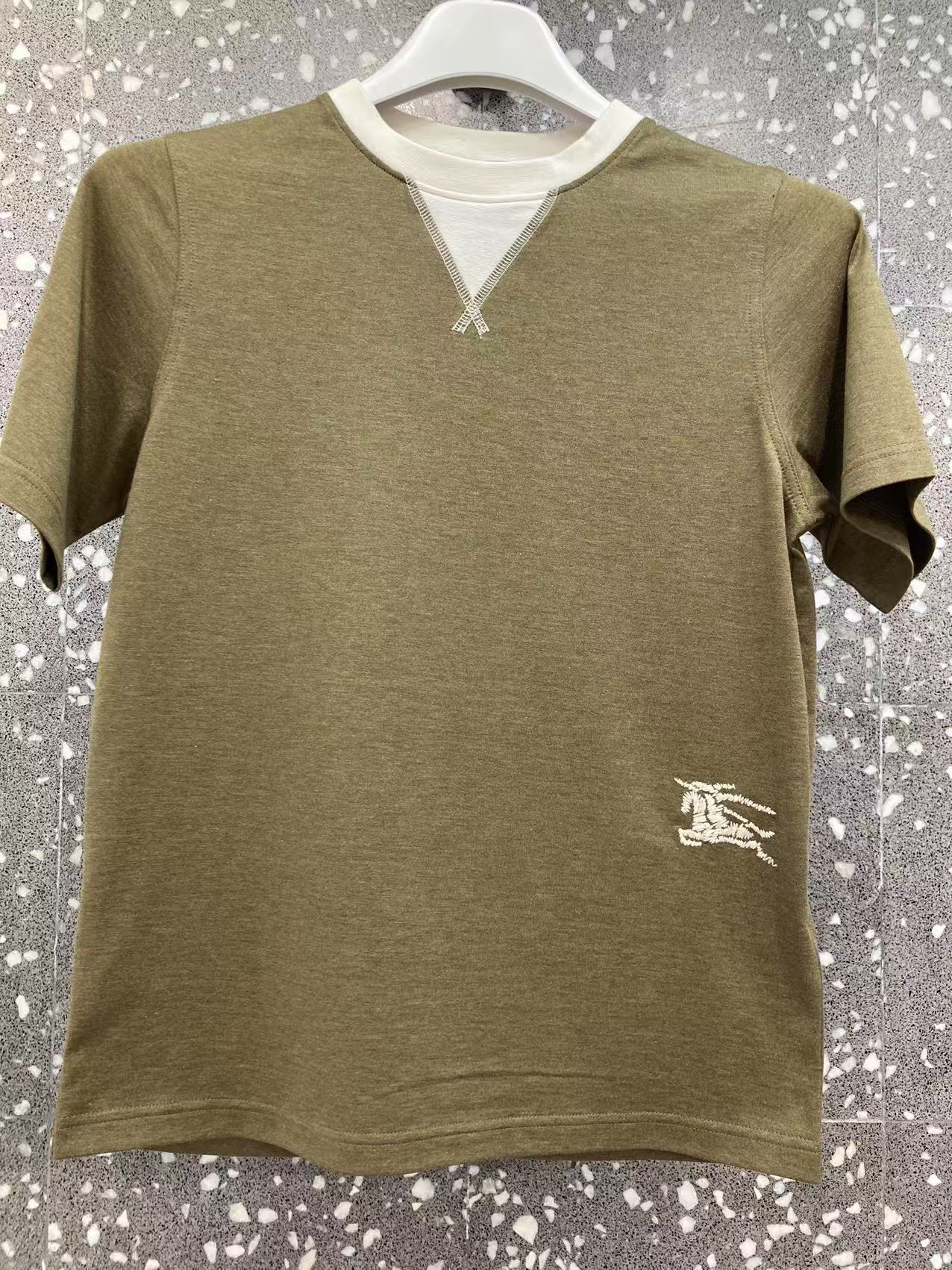Burberry 深卡其色圓領 Tee 8Y 10Y 14Y