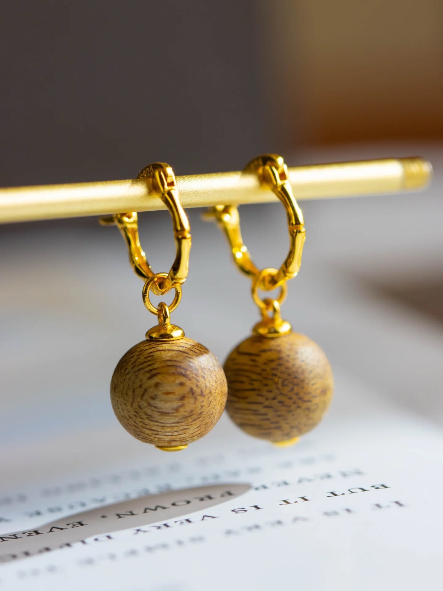 925銀鍍金光的竹節環