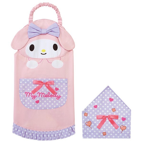 Skater Sanrio My Melody 兒童圍裙＋三角巾 2件套 - 04260035