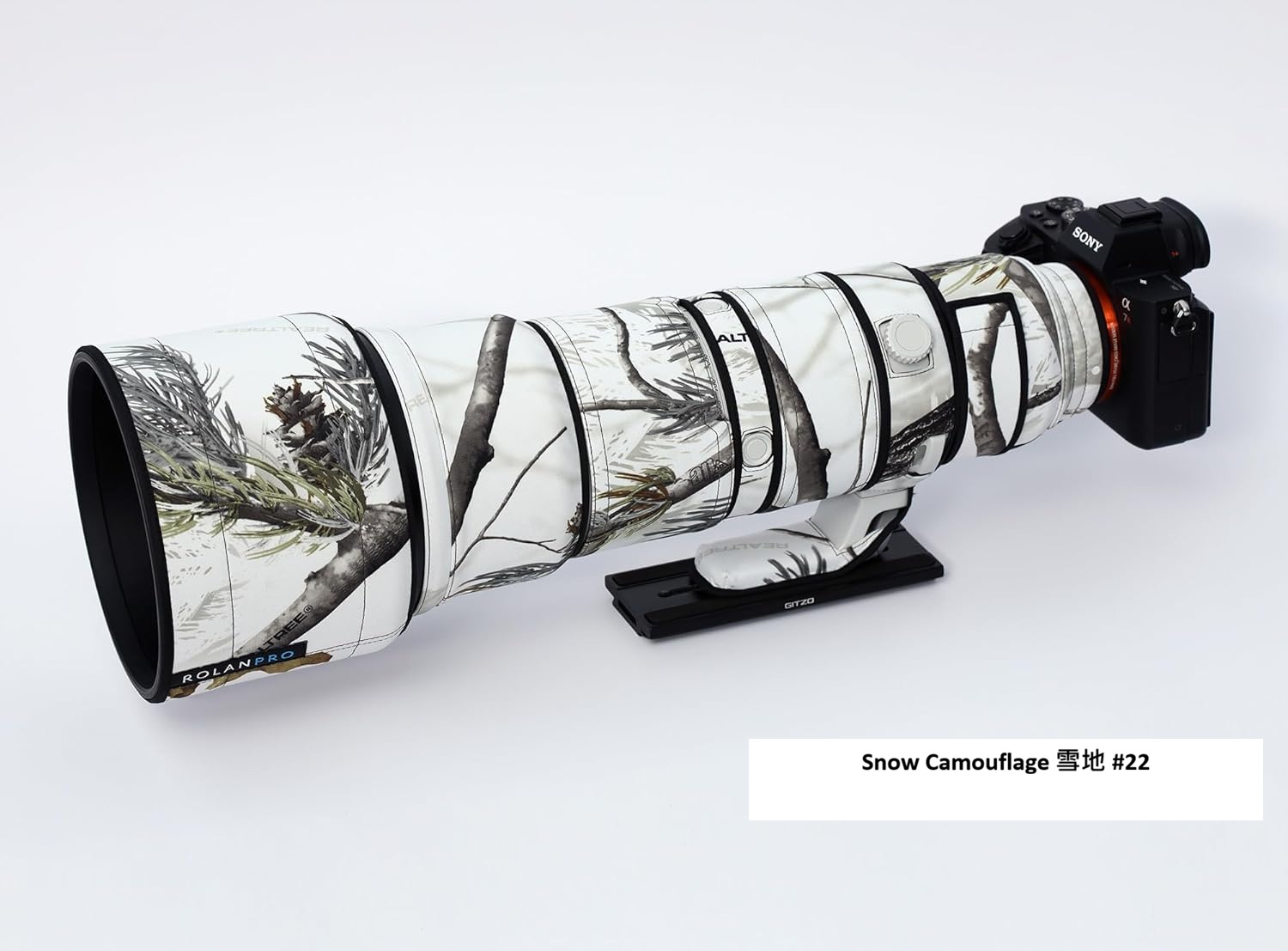 ROLANPRO Lens Camouflage Coat For SONY FE 400-800mm F6.3-8 G OSS (SEL400800G) 防水炮衣