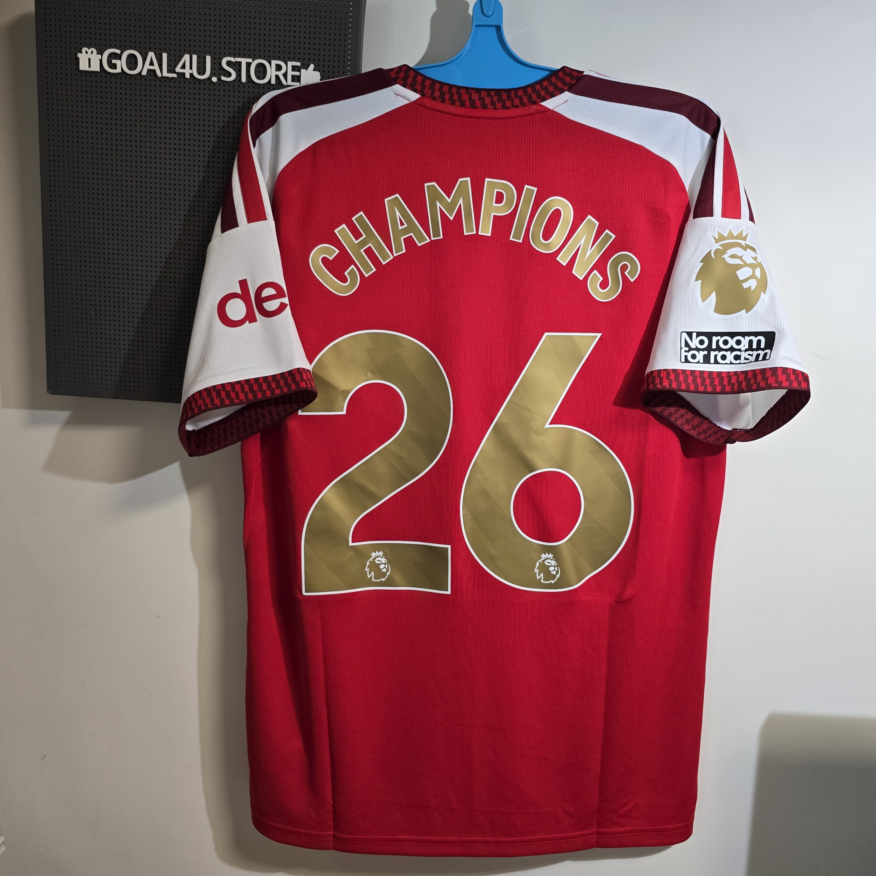 #部分碼現貨 🔴⚪融合酋長球場建築美學 Adidas Arsenal 阿仙奴 2026-27 主場球迷版球衣 (可加印字章) JZ3168
