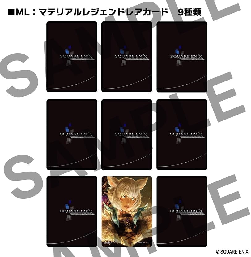 [預訂] [精品] SQUARE ENIX收藏卡(日文版) 第一彈 FINAL FANTASY 40週年紀念系列(BOX) (訂價HKD275) (訂金HKD100)